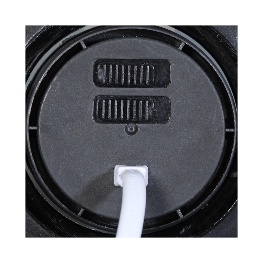Lámpara empotrable LED regulable ZITA LED/3/5/7W/230V 3000/4000/6000K diá. 9 cm negro