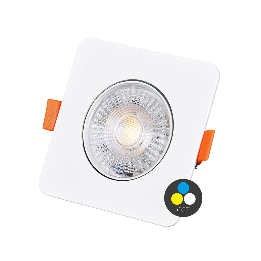 Lámpara empotrable LED regulable KENT LED/3/5/7W/230V 3000/4000/6000K 9x9 cm blanco