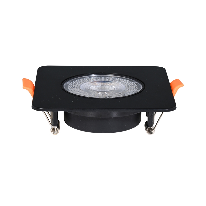 Lámpara empotrable LED regulable KENT LED/3/5/7W/230V3000/4000/6000K 9x9 cm negro