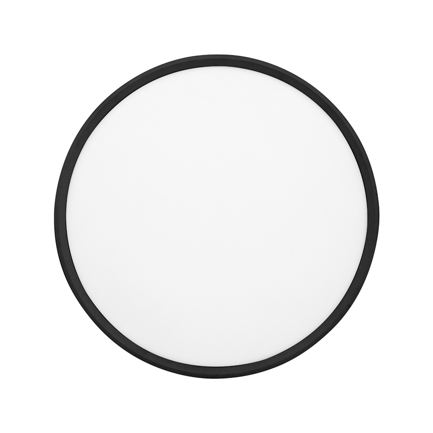Plafón LED SALY LED/50W/230V 3000/4000/6000K diá. 60 cm IP40 negro
