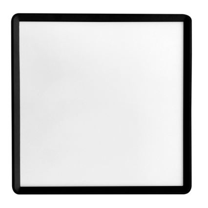 Plafón LED TERY LED/24W/230V 3000/4000/6000K 30x30 cm IP40 negro