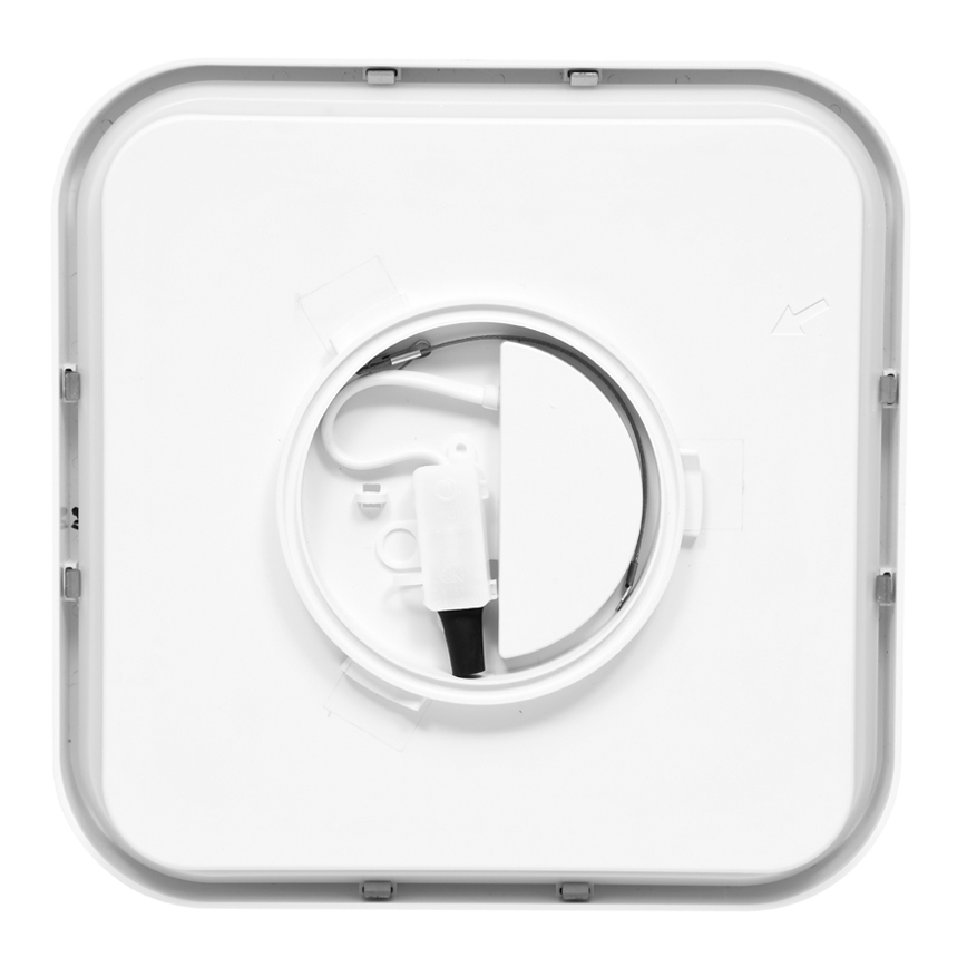 Plafón LED de baño LUKY LED/12W/230V 4000K 25x25 cm IP44 blanco