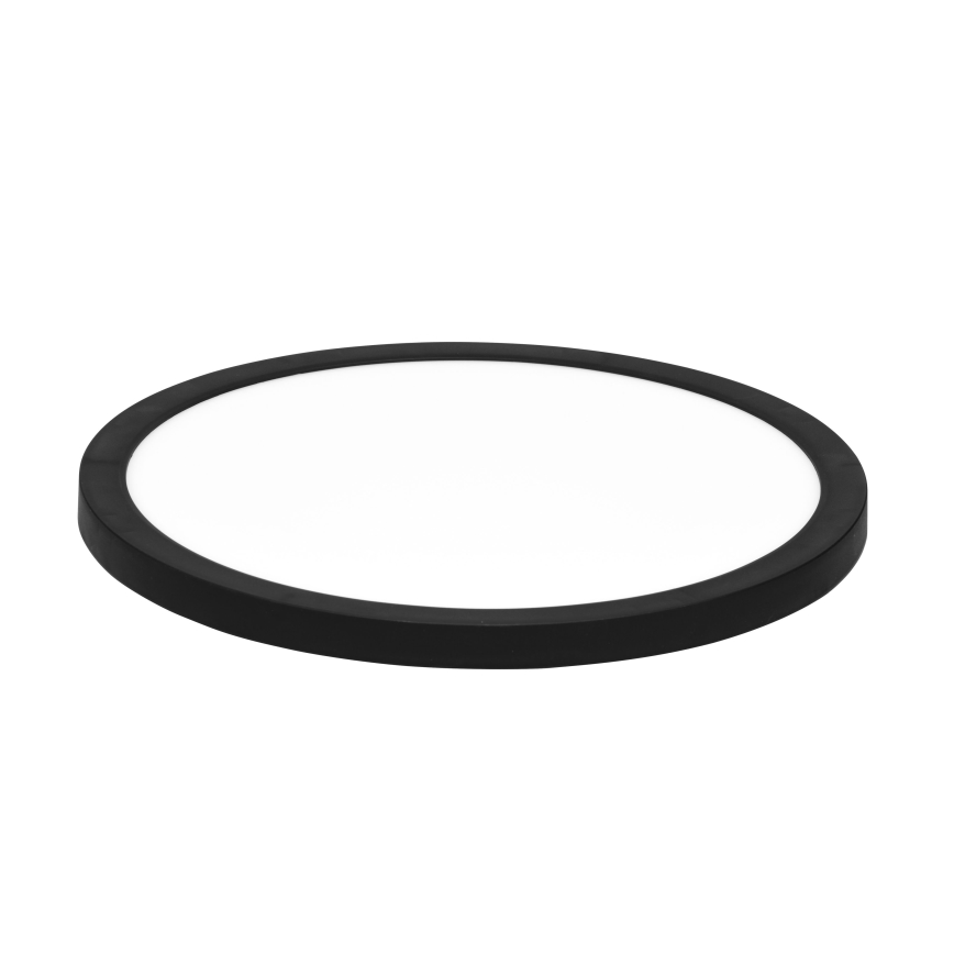 Panel LED regulable LEXA LED/12/18/24W/230V 3000/4000/6000K diá. 30 cm negro