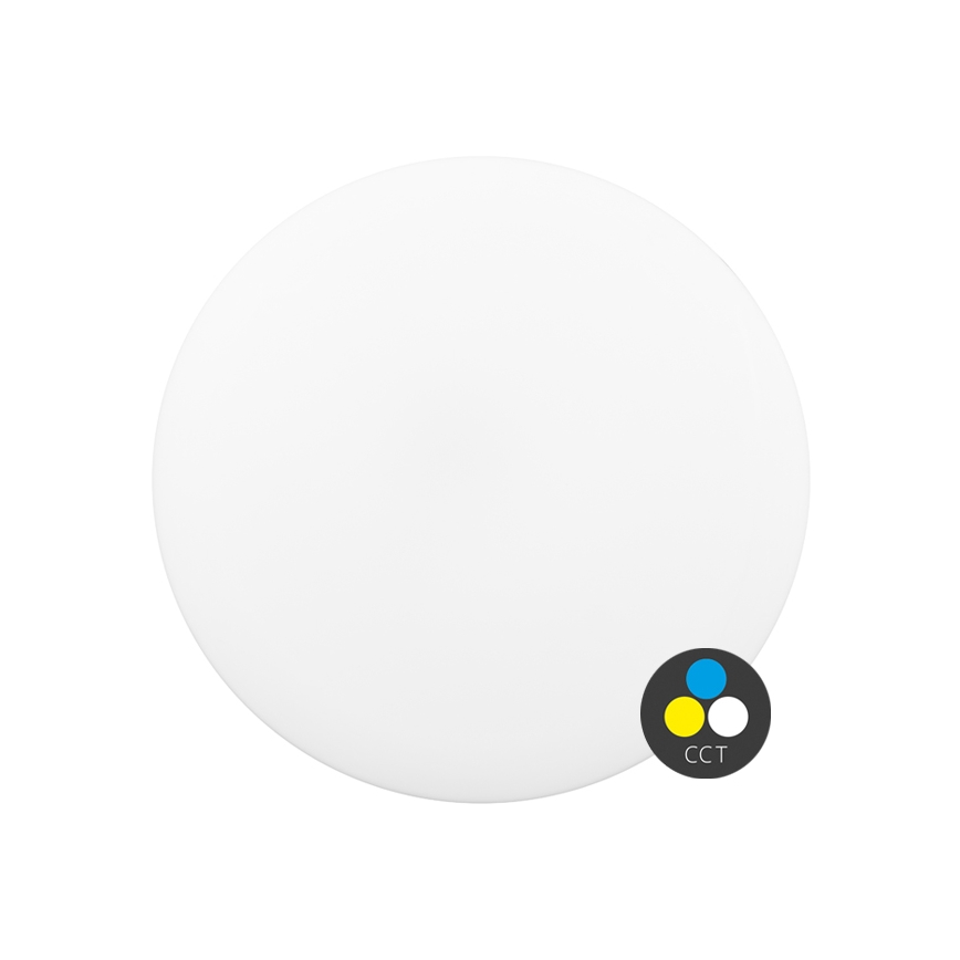 Plafón LED de baño DISK LED/18W/230V 3000/4000/6500K diá. 28 cm IP44 blanco