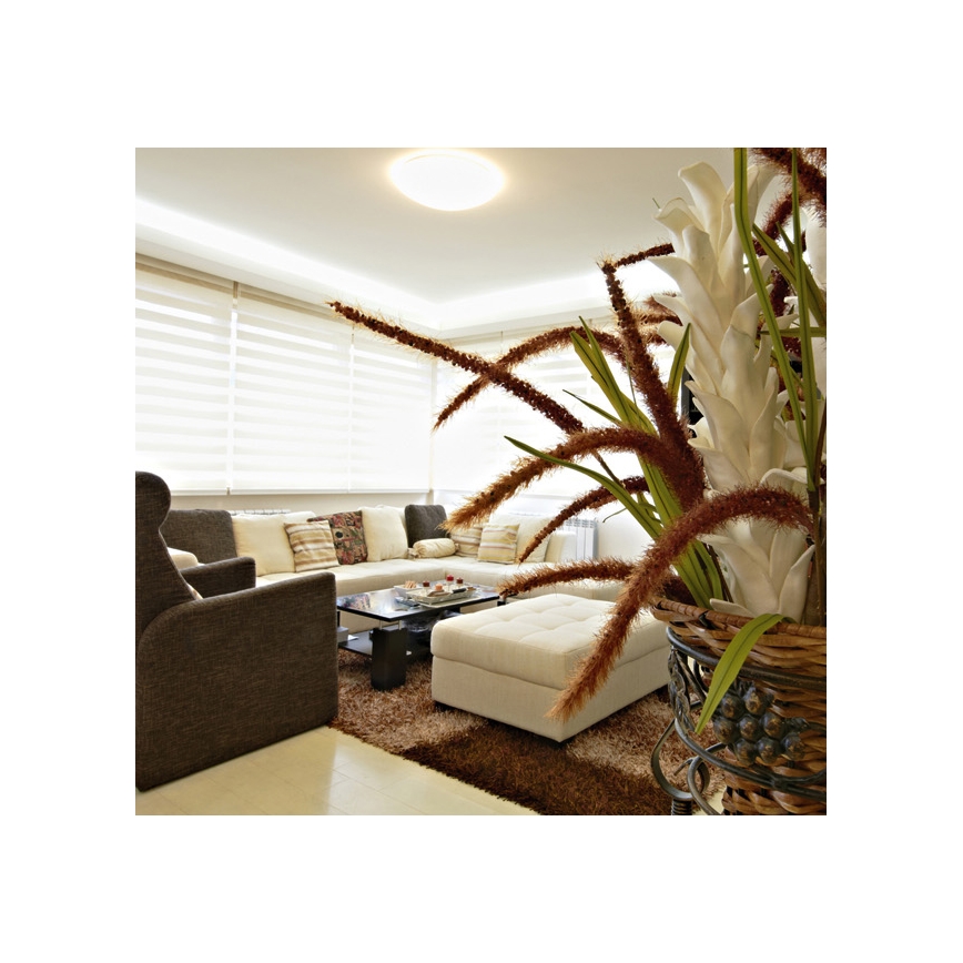 Plafón LED regulable DIAMANT LED/50W/230V + mando a distancia