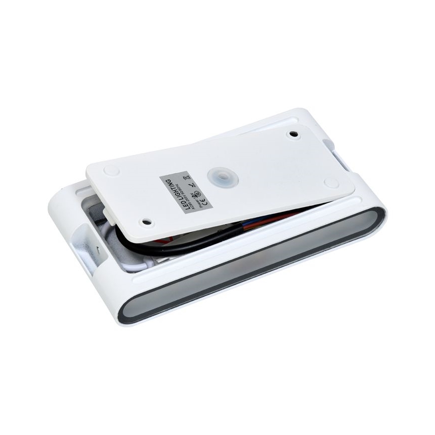 Aplique LED para exterior BRICK 2xLED/6W/230V 3000/4000/6500K IP65 blanco