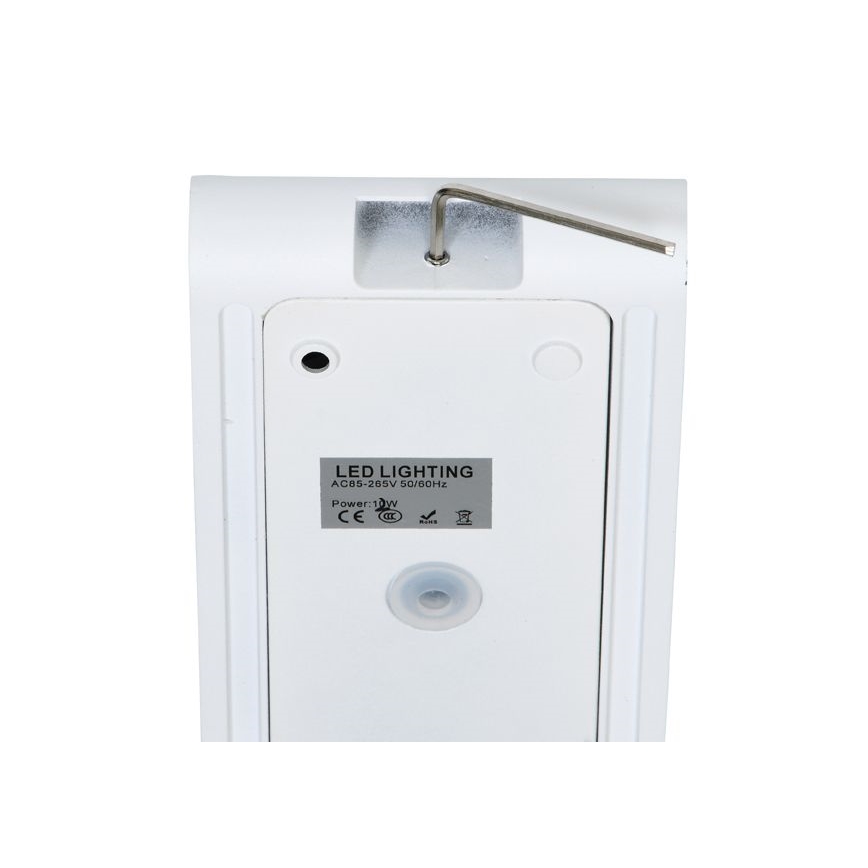 Aplique LED para exterior BRICK 2xLED/6W/230V 3000/4000/6500K IP65 blanco