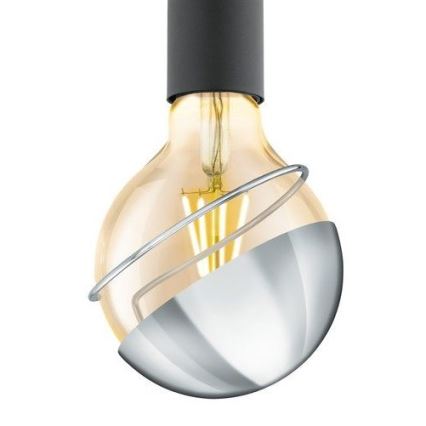 Eglo 11907 - Tapa esférica decorativa para bombilla G95 cromo brillante