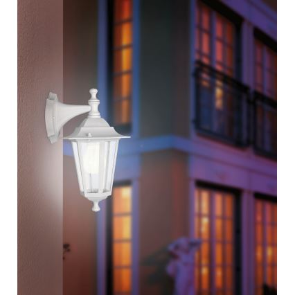 Eglo - Aplique exterior 1xE27/60W /230V IP44 blanco