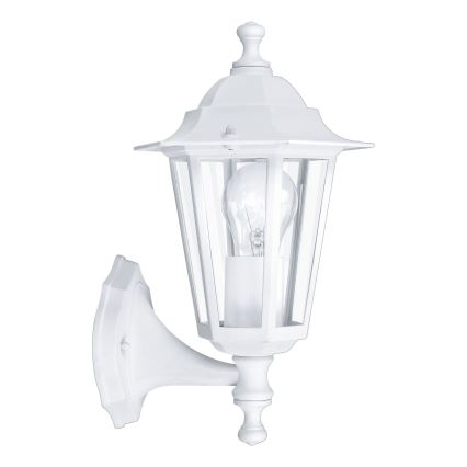 Eglo - Aplique exterior 1xE27/60W blanco