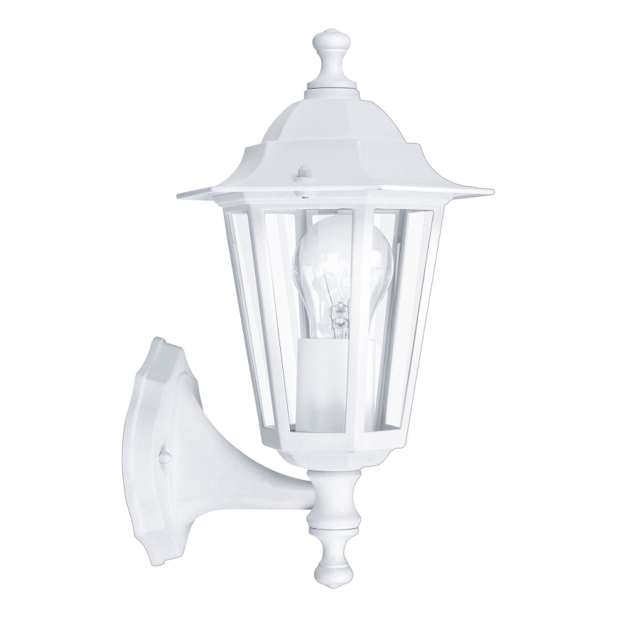 Eglo - Aplique exterior 1xE27/60W blanco