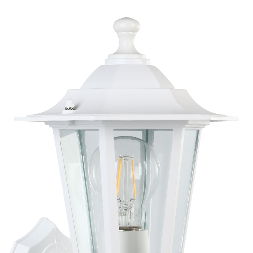 Eglo - Aplique exterior 1xE27/60W blanco