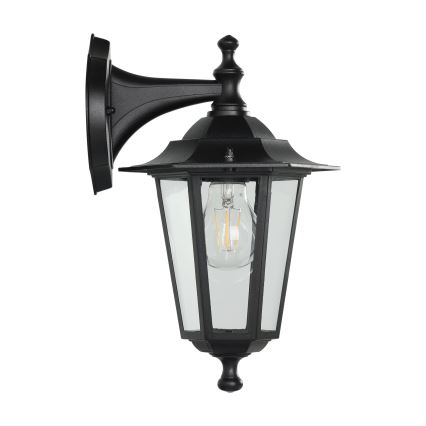 Eglo - Aplique exterior 1xE27/60W negro