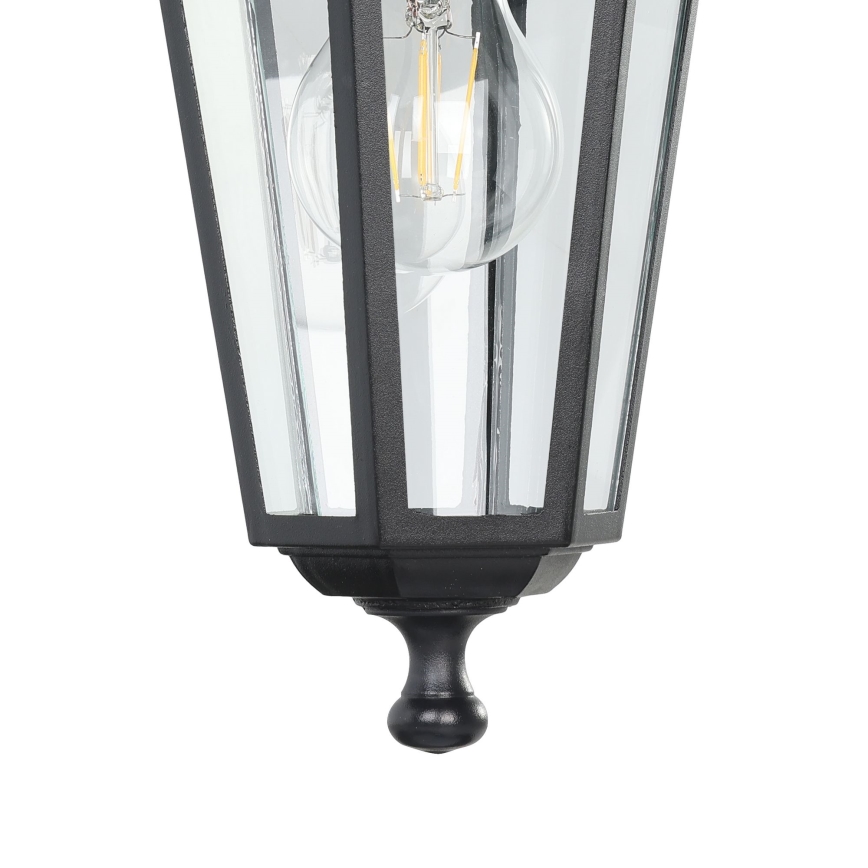 Eglo - Aplique exterior 1xE27/60W negro