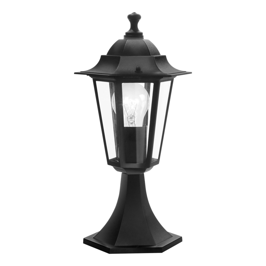 Eglo - Lámpara exterior 1xE27/60W negro IP44