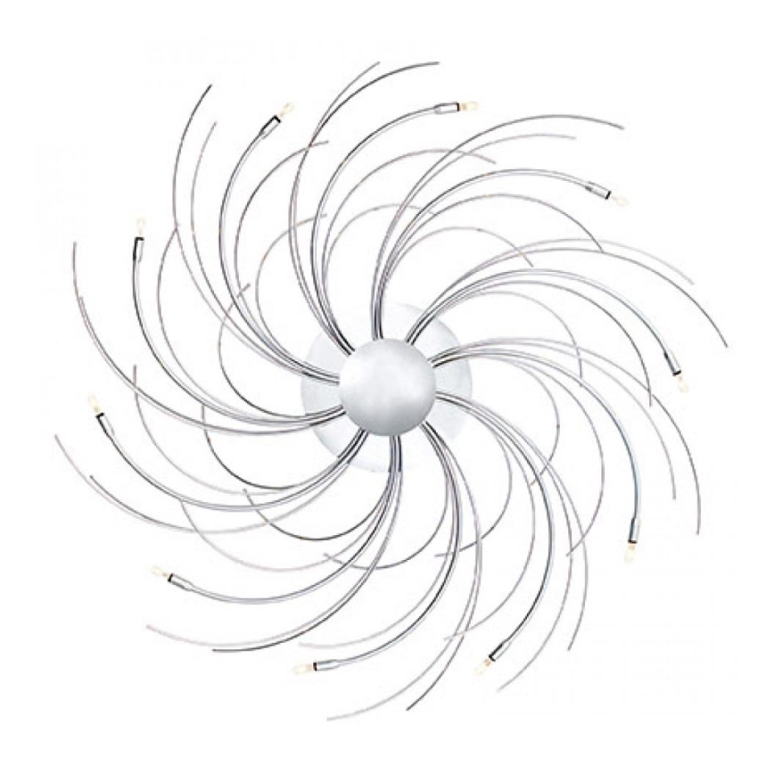 Eglo 22925 - Plafón SPINNING 10xG4/20W/230V