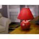 Eglo 23876 - Lámpara de mesa TINA 1xE14/40W/230V roja
