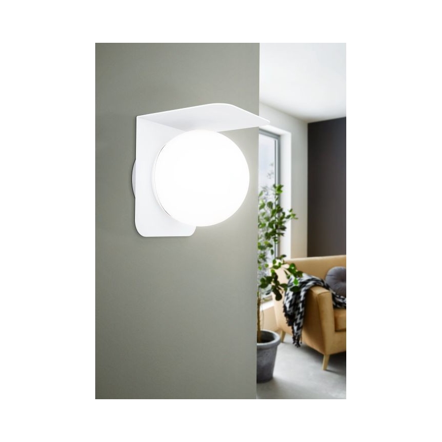 Eglo 31052 - LED RGBW Lámpara exterior regulable CORRIENTES 1xE27/9W/230V IP44 blanco
