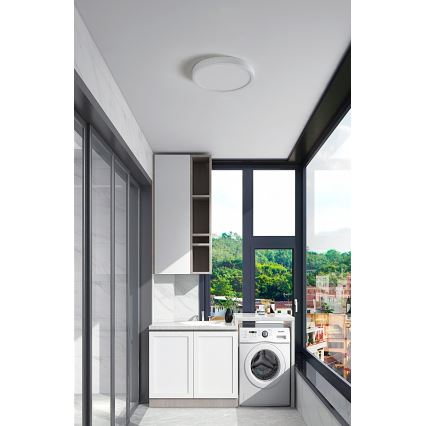 Eglo 31379 - Luz de techo LED regulable para baño ARGOLIS-Z LED/19,5W/230V 2700-6500K IP44 blanco