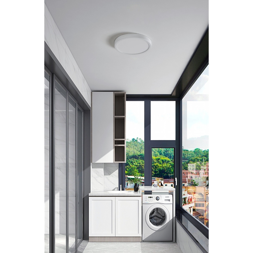 Eglo 31379 - Luz de techo LED regulable para baño ARGOLIS-Z LED/19,5W/230V 2700-6500K IP44 blanco