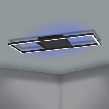 Eglo 31431 - Plafón LED RGBW regulable CALAGRANO-Z LED/21W/230V 3000-6500K negro