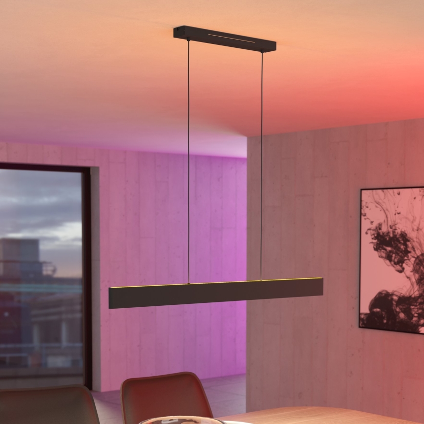Eglo 31433 - LED RGBW Lámpara colgante regulable ANDREAS-Z LED/38W/230V 2700-6500K negro