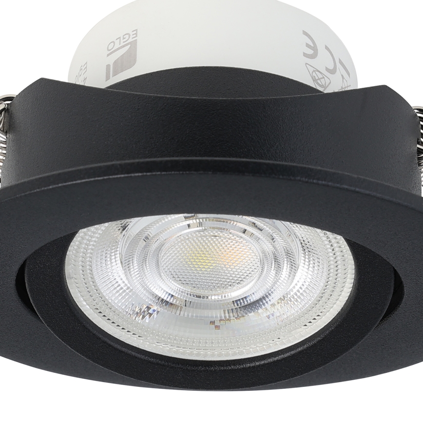 Eglo 31695 - LED RGBW Lámpara empotrable regulable SALICETO-Z LED/4,7W/230V 2700-6500K negro