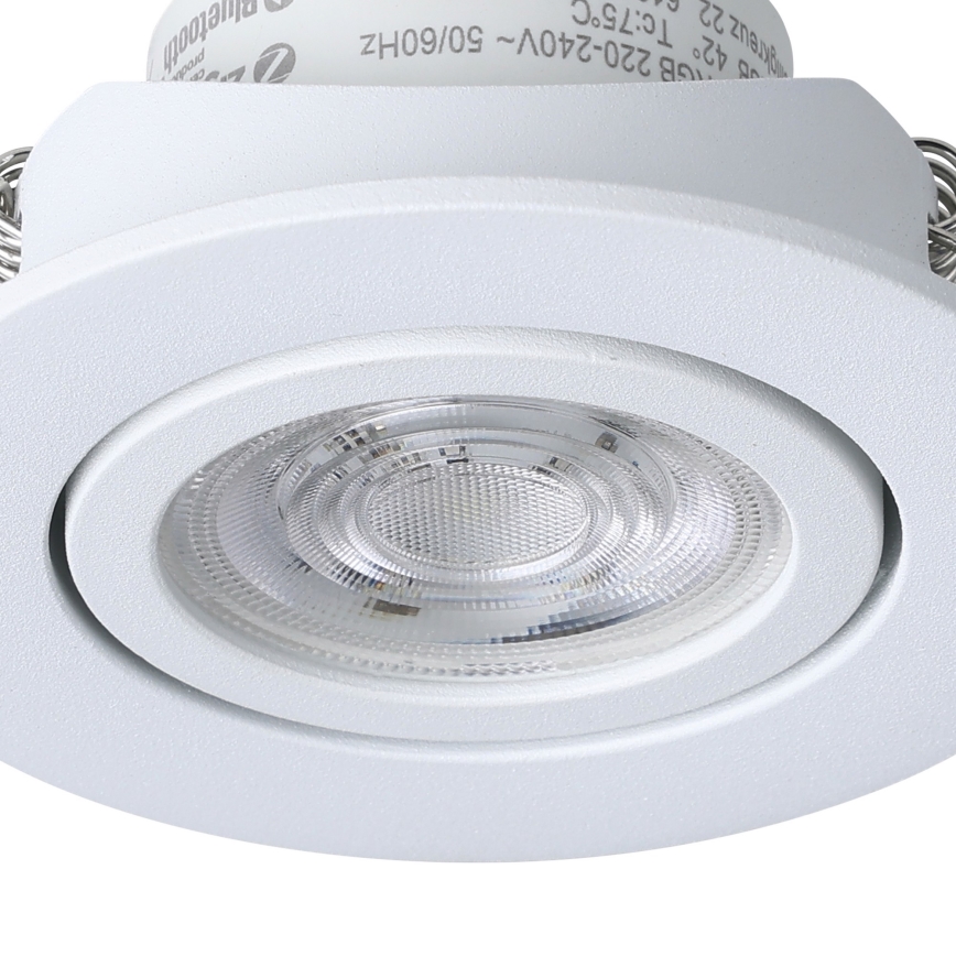 Eglo 31696 - LED RGBW Lámpara empotrable regulable SALICETO-Z LED/4,7W/230V 2700-6500K blanco