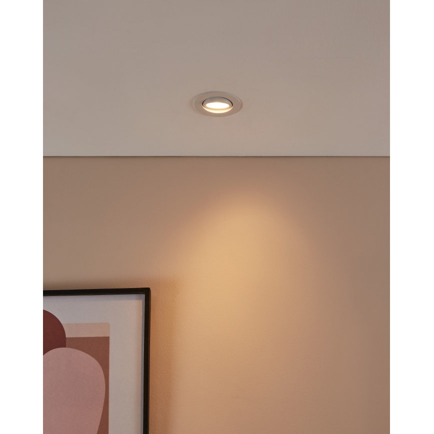 Eglo 31696 - LED RGBW Lámpara empotrable regulable SALICETO-Z LED/4,7W/230V 2700-6500K blanco