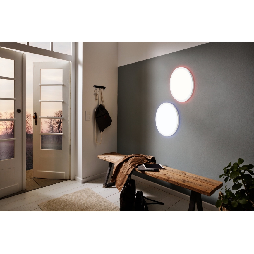 Eglo 31699 - Plafón LED RGBW regulable ROVITO-Z LED/16,5W/230V 2700-6500K blanco