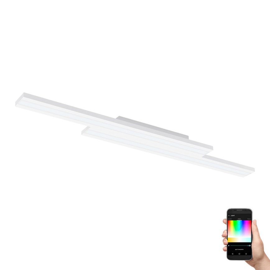 Eglo 31713 - Plafón LED RGBW regulable SALITERAS-Z LED/20,4W/230V 2700-6500K blanco