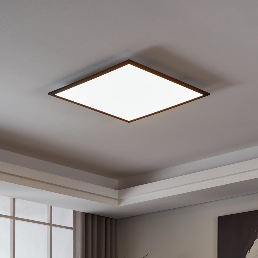 Eglo 31725 - Plafón LED regulable SALOBRENA-Z LED/33W/230V 2700-6500K negro