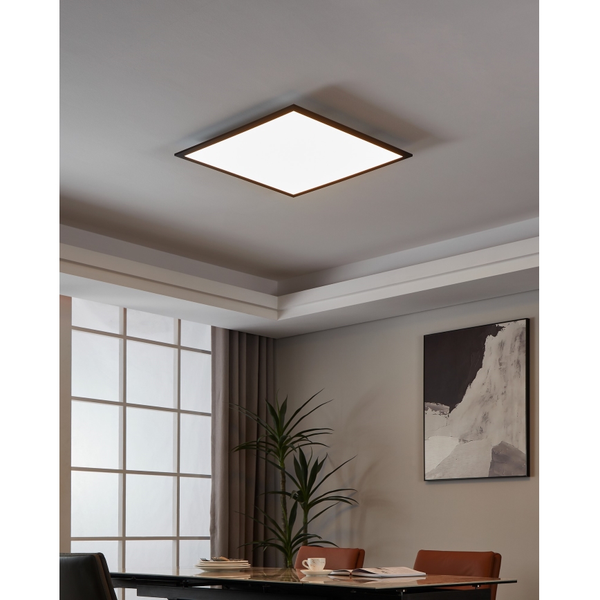 Eglo 31725 - Plafón LED regulable SALOBRENA-Z LED/33W/230V 2700-6500K negro