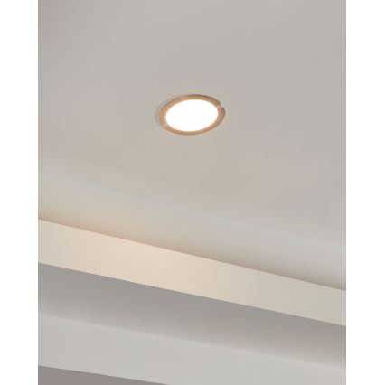 Eglo 31746 - Lámpara empotrable de baño LED regulable FUEVA-Z LED/10,5W/230V 2700-6500K IP44 cromo