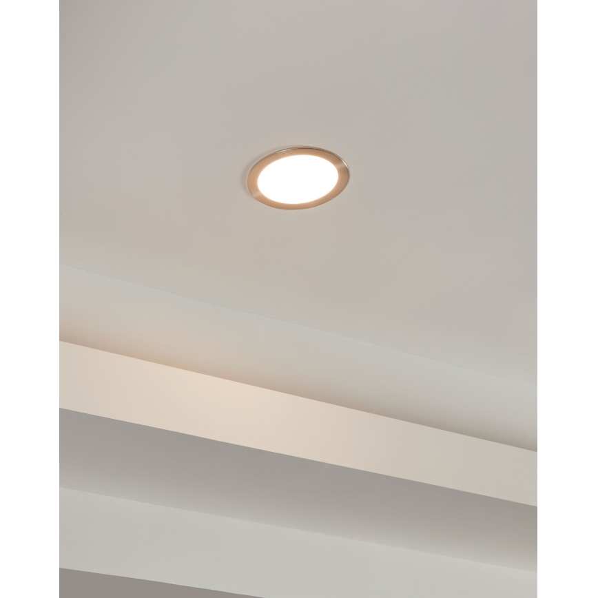 Eglo 31746 - Lámpara empotrable de baño LED regulable FUEVA-Z LED/10,5W/230V 2700-6500K IP44 cromo