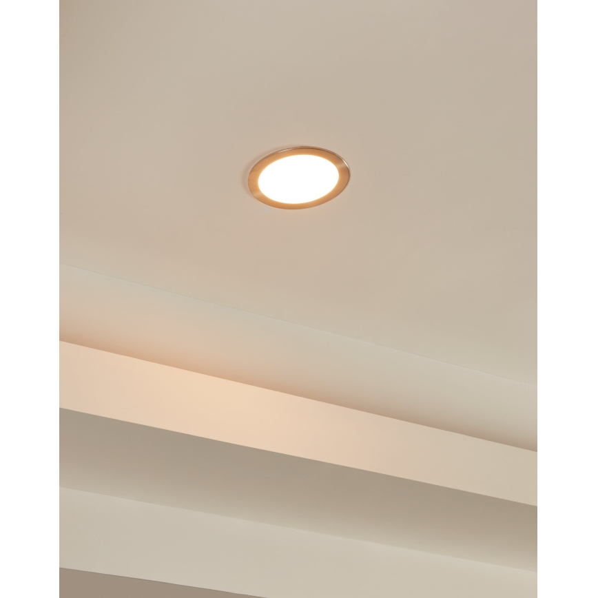 Eglo 31746 - Lámpara empotrable de baño LED regulable FUEVA-Z LED/10,5W/230V 2700-6500K IP44 cromo