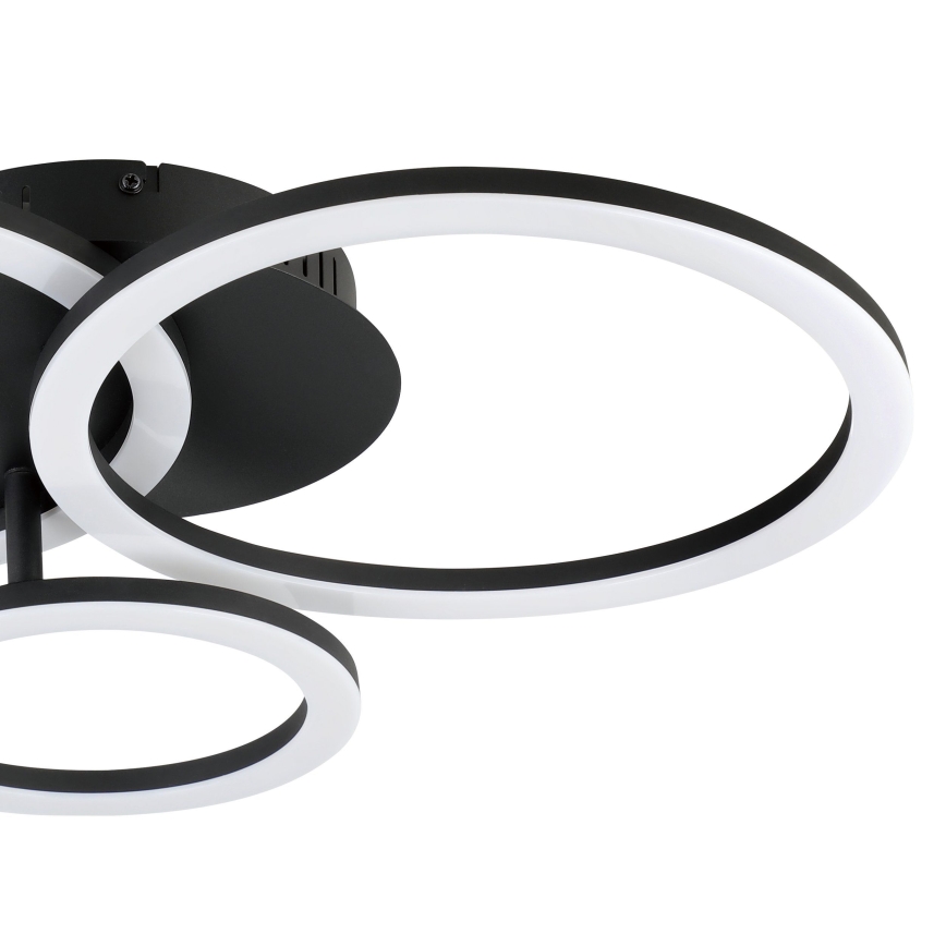 Eglo 31771 - Plafón LED regulable PARRAPOS-Z LED/33W/230V 3000-6500K negro