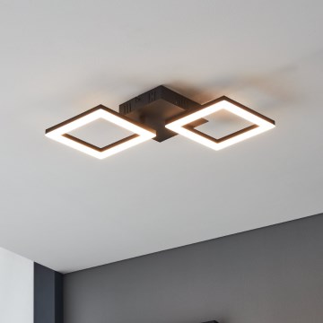 Eglo 31773 - Plafón LED regulable PARANDAY-Z LED/15,5W/230V 3000-6500K negro