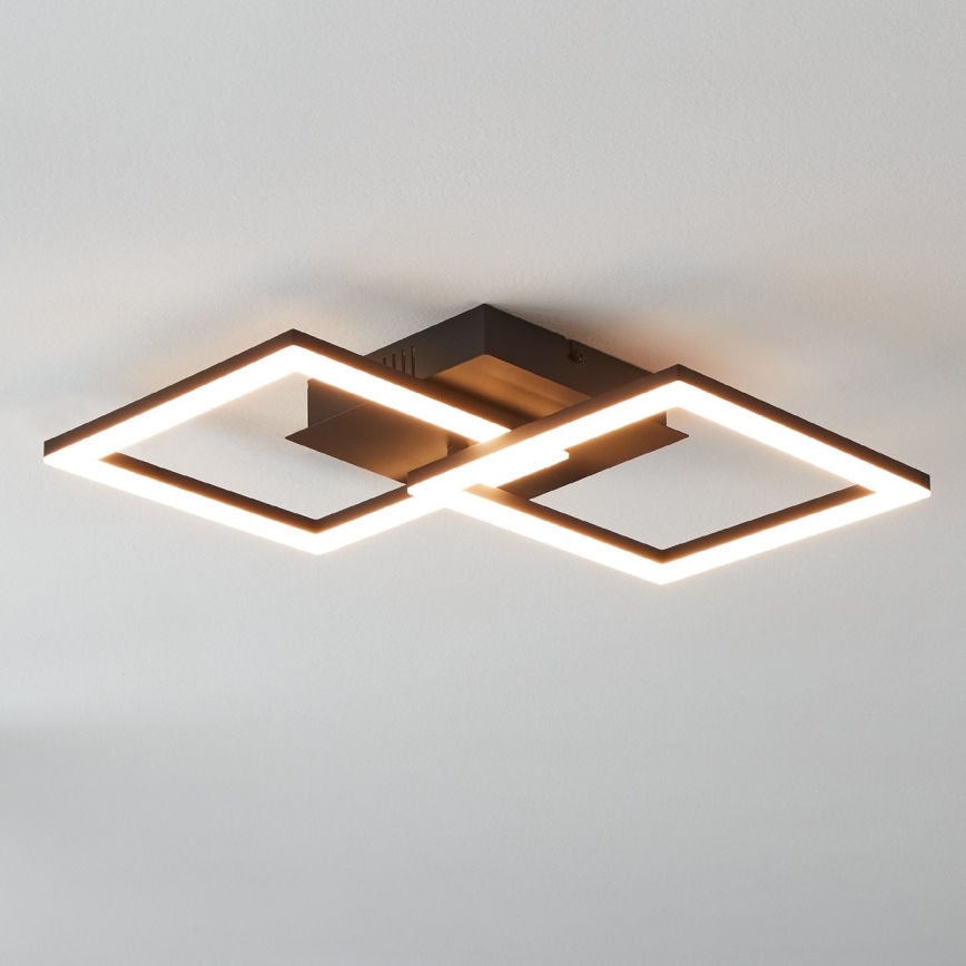 Eglo 31774 - Plafón LED regulable PARANDAY-Z LED/21,5W/230V 3000-6500K negro