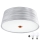 Eglo 32111 - Plafón LED FONSEA 1 2xE27/9W/230V plata/cobre