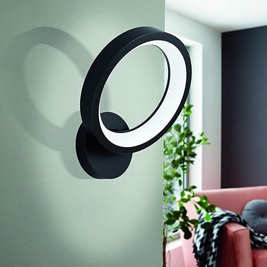 Eglo 32325 - LED RGBW Aplique regulable MARGHERA-C LED/16W/230V 2700-6500K negro