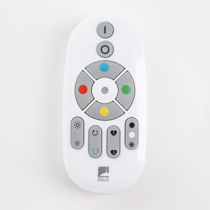 Eglo 32547 - Panel LED RGBW de superficie/empotrado regulable 2en1 SALOBRENA-C LED/34W/230V blanco 60x60 cm + control remoto