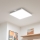 Eglo 32547 - Panel LED RGBW de superficie/empotrado regulable 2en1 SALOBRENA-C LED/34W/230V blanco 60x60 cm + control remoto