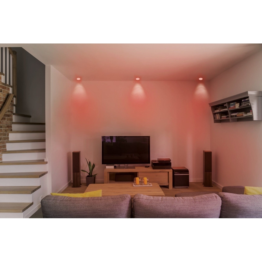 Eglo - LED RGB Lámpara empotrable regulable FUEVA-C LED/10,5W/230V
