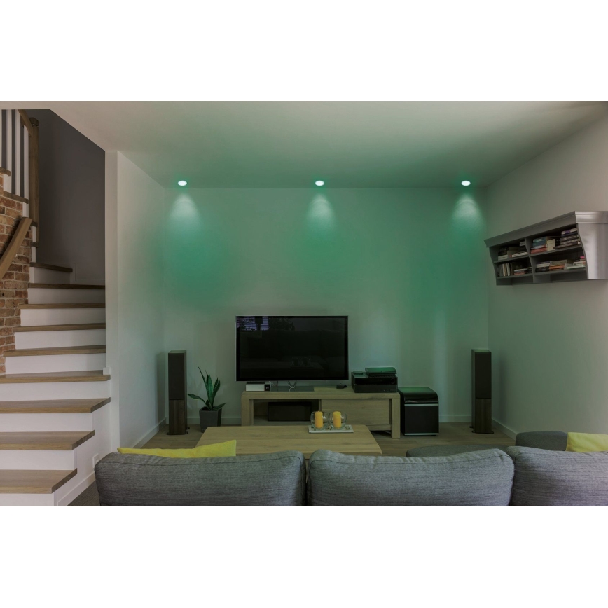 Eglo - LED RGB Lámpara empotrable regulable FUEVA-C LED/10,5W/230V