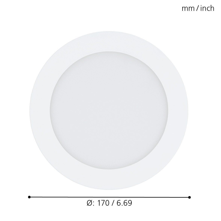 Eglo - LED RGB Lámpara empotrable regulable FUEVA-C LED/10,5W/230V