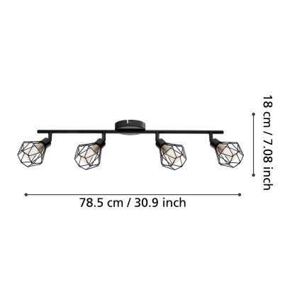 Eglo - Foco LED 4xG9/3W/230V