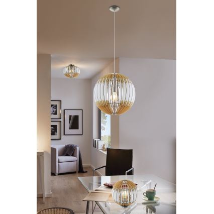 Eglo 32844 - Plafón OLMERO 1 1xE27/60W/230V