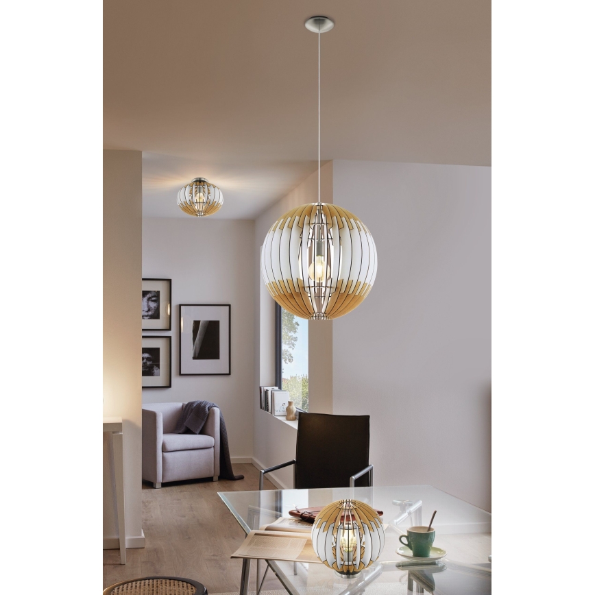 Eglo 32844 - Plafón OLMERO 1 1xE27/60W/230V