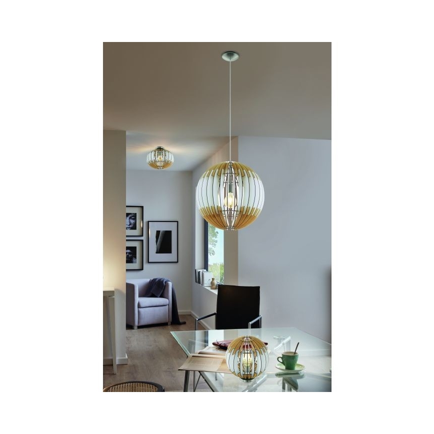 Eglo 32848 - Lámpara de mesa OLMERO 1xE27/60W/230V